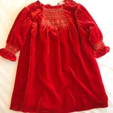 Одежда для маленьких девочек на зиму и весну, красное платье высокого качества, удобное высококачественное платье королевы с длинными рукавами