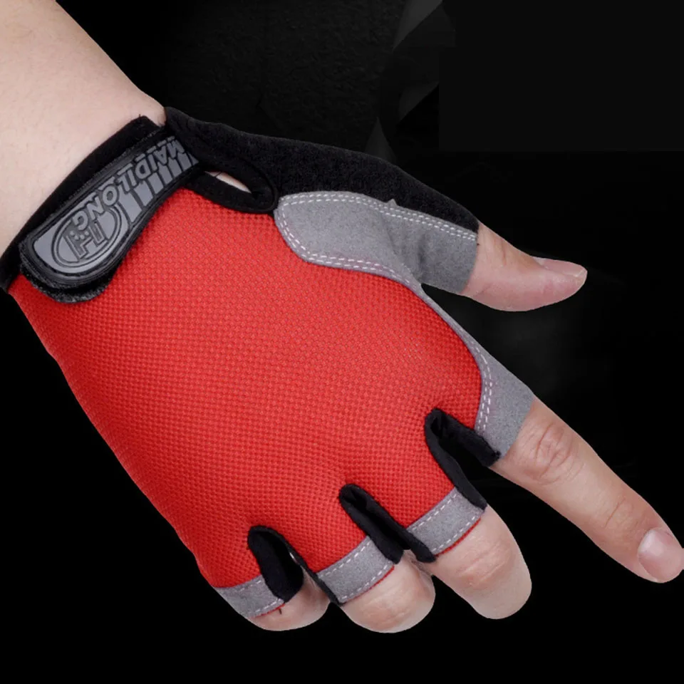 Work Out Gloves Women Men Weight Lifting Gym Sport Exercise Training Half Finger 