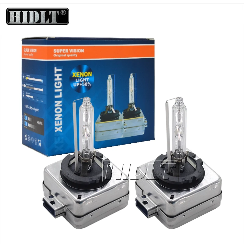 HIDLT 2PCS D8S Car Xenon HID Replacement Bulbs 35W D8S 6000K 55W 4300K 5000K 8000K Auto HID Xenon Lamp 66548 For Car Headlight