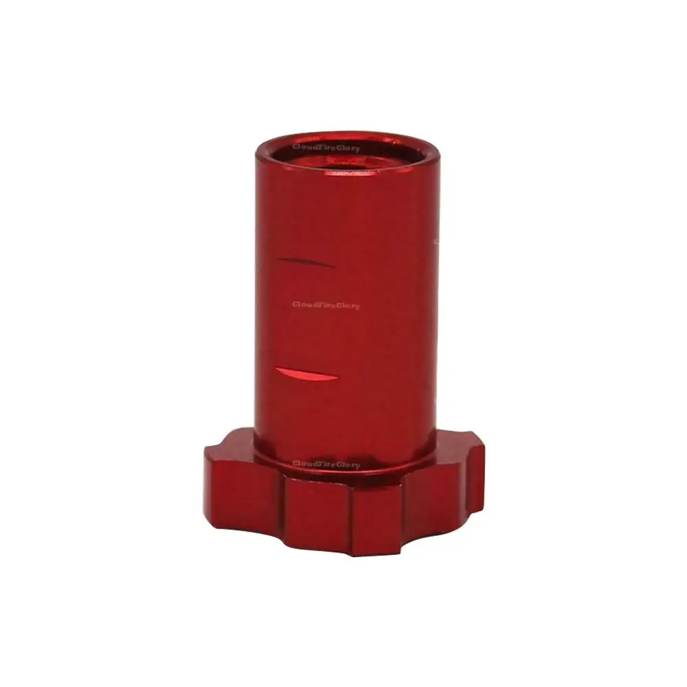 CloudFireGlory For PPS Cup Gun Pot Joints Adapter M16x1.5mm Internal Thread Spray Gun Connector Red