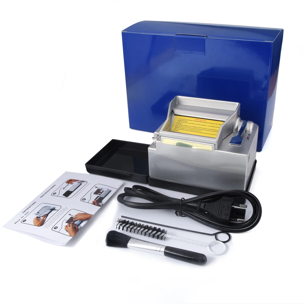 

Home smoking rolling machine gadgets for men electric automatic cigarette roller tobacco filler maker inject gift for boyfriend