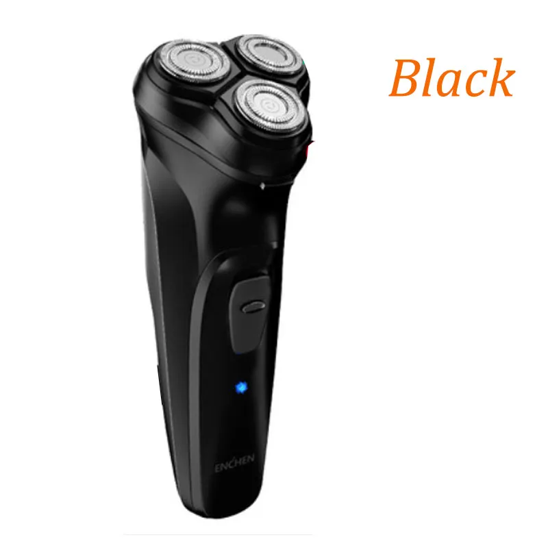 black Xiaomi Mijia Enchen BlackStone 3D умный электробритва для мужчин моющийся type-C USB Перезаряжаемый станок для бритья бороды - Цвет: black