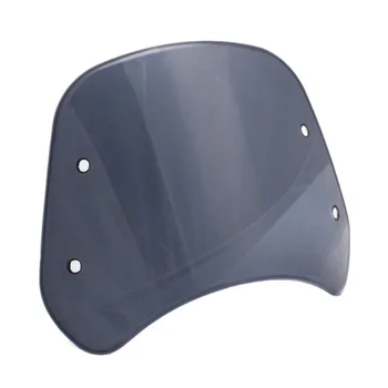 

1pcs Motorcycle Windshield 1pc 1x 1* 6.5-9.45Inch Wind Deflector Black