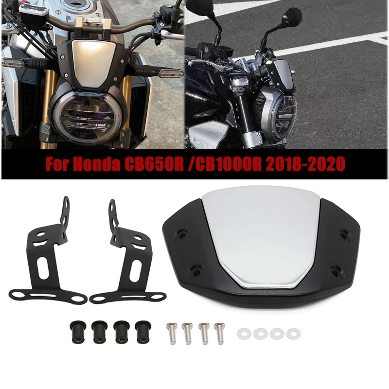 Лобовое стекло мотоцикла для Honda CB650R 2018 2019 2020 CB 650R ветровой экран передний CB1000R cb650r
