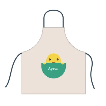 

Fashion Cartoon Apron Home Kitchen Waterproof Oil-proof Apron Skirt Pinafore Household Apron Waist Skirt New 2020