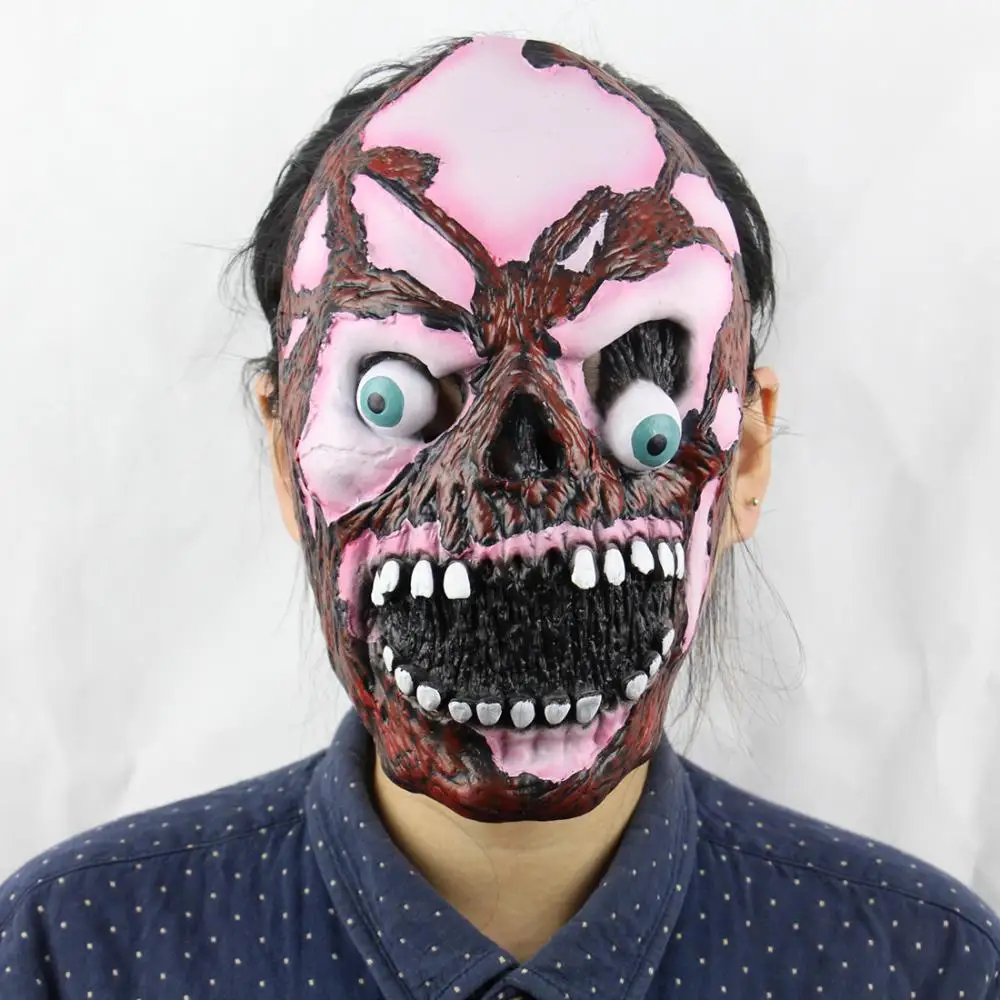 

Halloween Realistic Latex Masks Scary Full Face Men Horror Mask Mascaras De Latex Realista Adult Cosplay Carnival Halloween Mask