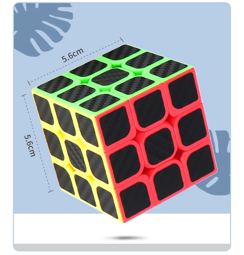 Новинка, 56 мм, профессиональный магический скоростной кубик, головоломка, три слоя, кубик, Обучающие игрушки, головоломка, подарки