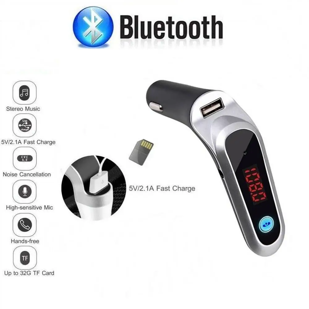 Автомобильный прикуриватель Bluetooth fm-радио передатчик MP3 адаптер Комплект быстрое