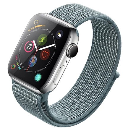 Нейлоновый ремешок для часов для Apple Watch Series 3 2 1 38 мм 42 мм мягкая дышащая Замена Спортивная петля для Iwatch Series 4 5 44 мм 40 мм - Цвет ремешка: color 17