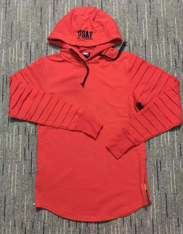 new men hiphop hoodies long sleeves red color swag fashion high street