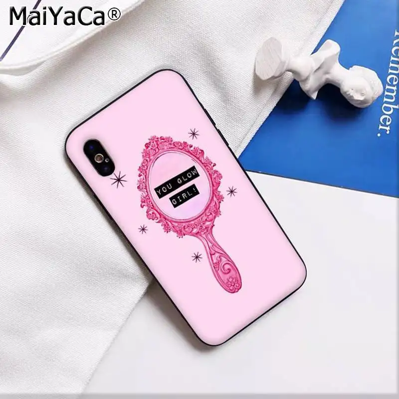 MaiYaCa BABY babygirl honey line текстовое искусство поделка-чехол для телефона для iPhone 11 pro XS MAX 8 7 6 6S Plus X 5 5S SE XR - Цвет: A6