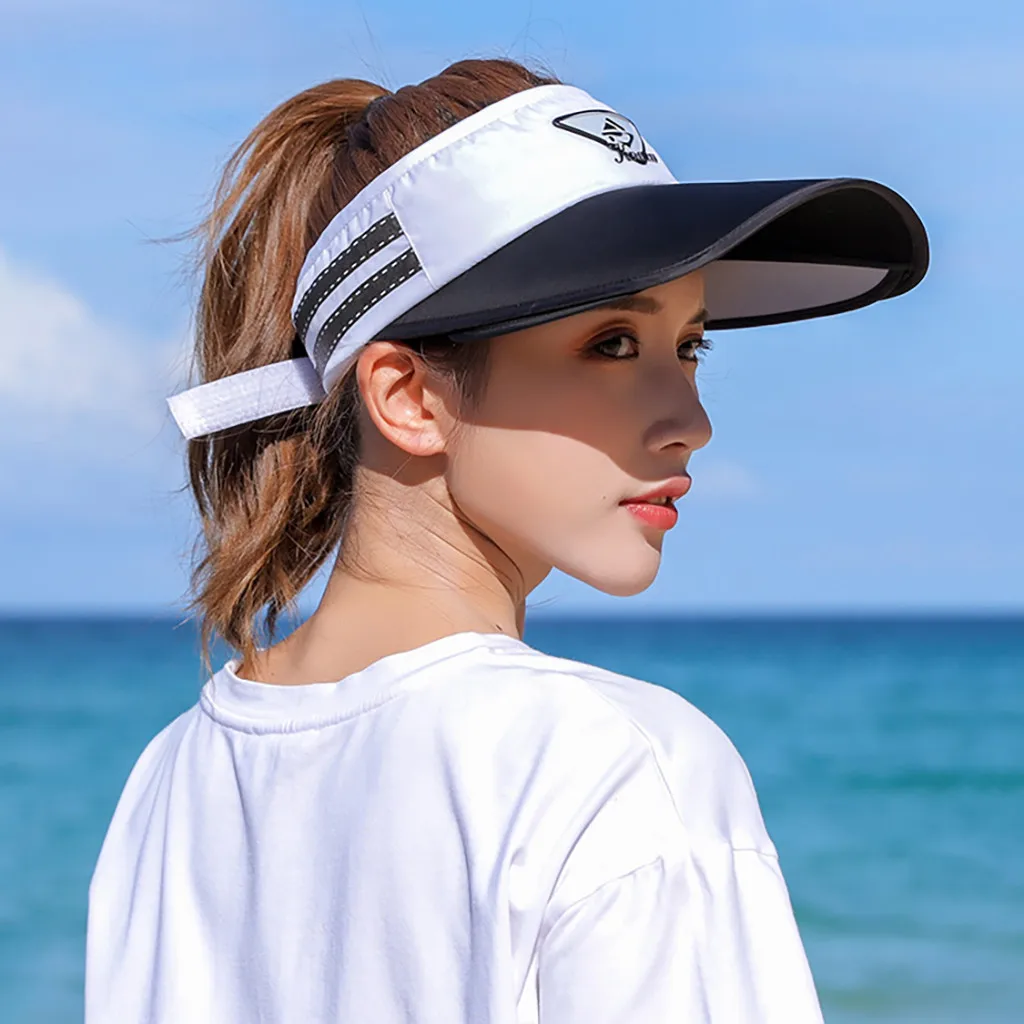 2019 Hot 1pcs Women Summer Sun Hats Sun Visor Hat With Big Heads Wide