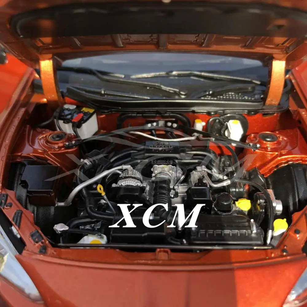 Литая под давлением модель автомобиля век Дракон GT86 GT 86 1:18(оранжевый)+ маленький подарок