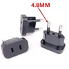 4.0mm 4.8mm pins Safety Retardant Material Power Plug Converter Travel Adapter US to EU Europe High Power ► Photo 3/3