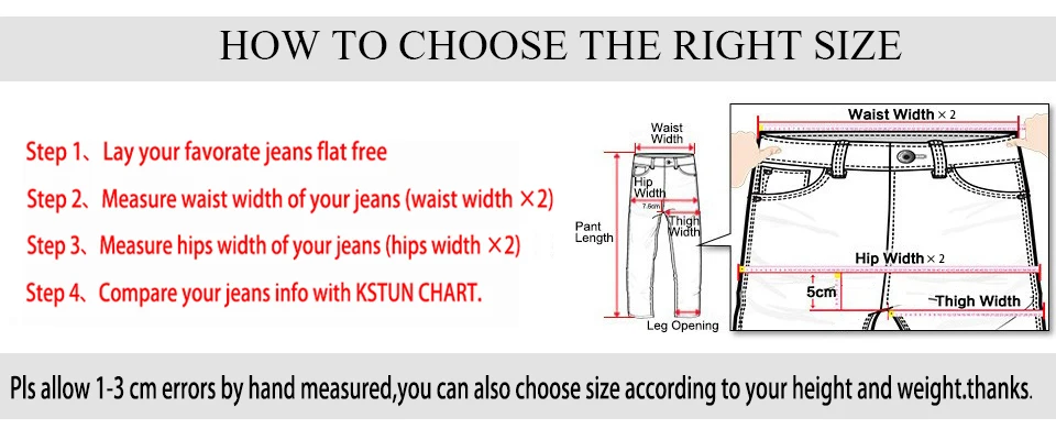 KSTUN Jeans Men Loose Fit Blue Baggy Jeans Fashion Spring And Autumn Wide Leg Pants Denim Trousers