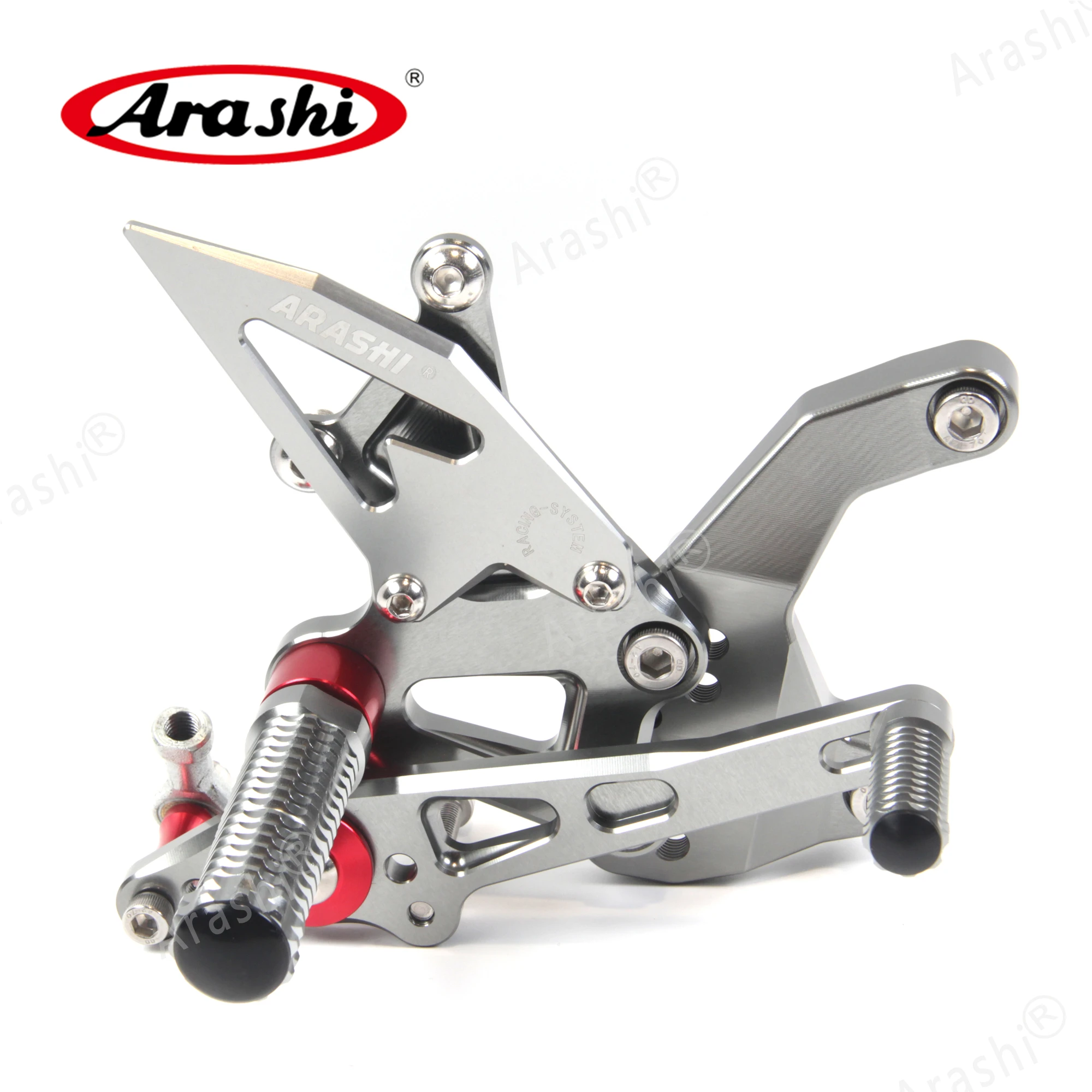 ARASHI для KAWASAKI Z900 ZR900 ЧПУ Регулируемая подножка Rearset ножка Peg педали аксессуары для мотоциклов