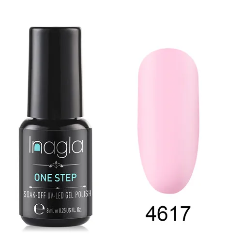 4617 Inagla матовый Гель-лак one step УФ светодиодный био-Гели Soak Off Гель-лак для маникюра 3 в 1 нейл-арта Лаки ручка Гибридный наконец гель Краски - Цвет: 4617