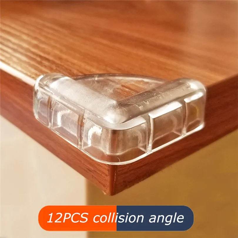 

12PC Anti-collision corner Smooth L-Shaped Corner Protectors Table Edge Protectors high Anti-Adhesive Gel table corner #3D24
