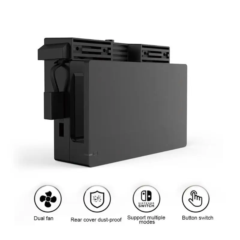 IPega PG-9155 силовой док-станция с вентилятором, охлаждающий вентилятор, пригодный для переключателя NAND DC5V/500mA, поддержка настольного режима