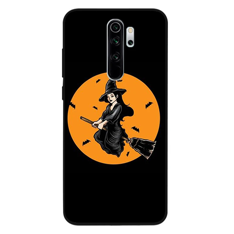 Witchcraft Witch Moon Black Silicone Soft Phone Case For Redmi 9 8 6 7A 6 Plus NOTE 9 8 7 6 5 PRO 9S 8T Luxury printed shell phone cases for xiaomi