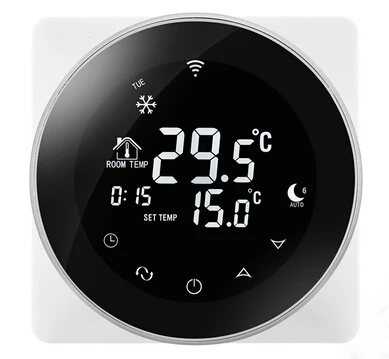 TGR87WIFI-EP WiFi термостат умный регулятор температуры для электрического теплого пола терморегулятор работает с Alexa Google Home 200-240 В - Цвет: TGR87WIFI-EP