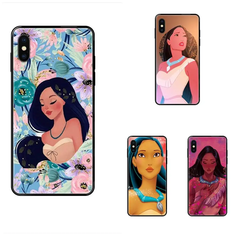 Мягкий дизайн на заказ для Apple iPhone 11 12 Pro 5 5S SE 5C 6 6S 7 8 X XR XS Plus Max Покахонтас в продаже!