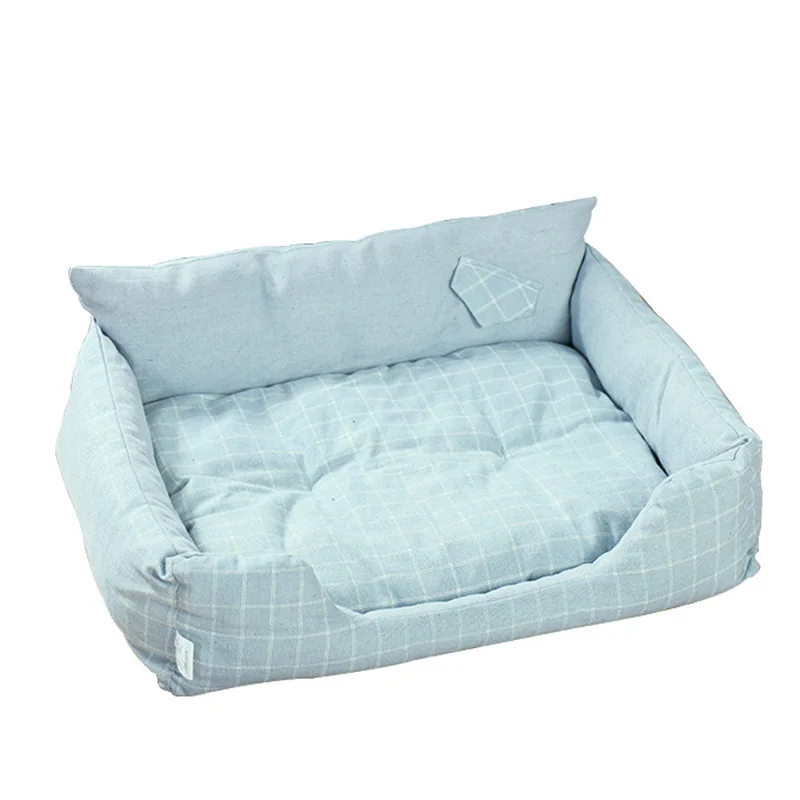 Waterproof Bottom Kennel Soft Fleece Dog Beds For Large Dogs Warm Cat Bed House Plaid Pet Sofa Dog Winter Warm Beds S M L XL Waterproof Bottom Kennel Soft Fleece Dog Beds For Large Dogs Warm Cat Bed House Plaid Pet Sofa Dog Winter Warm Beds S M L XL