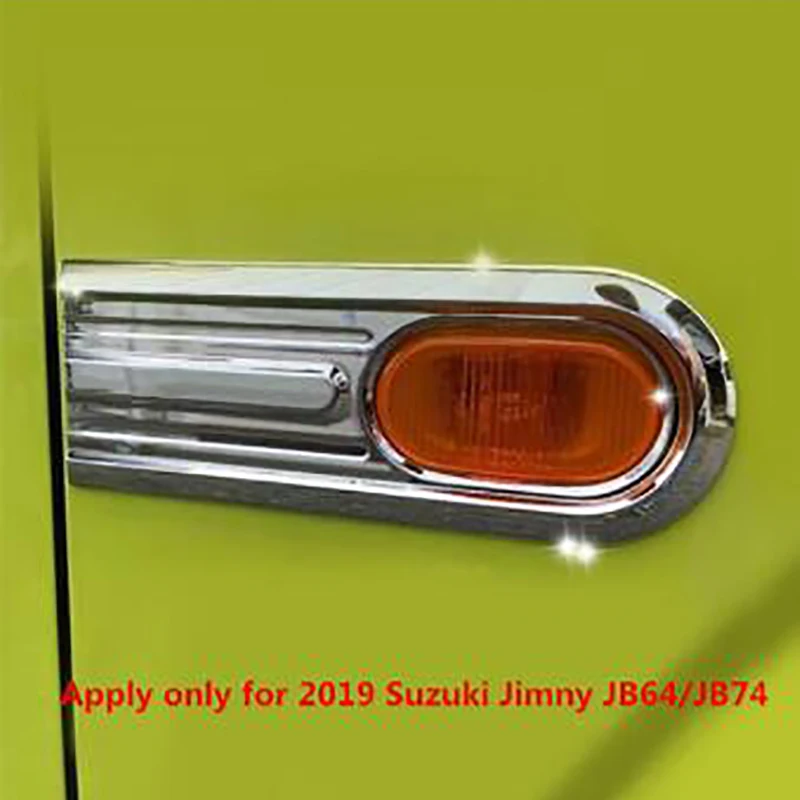 

Apply only for 2019 new Suzuki Jimny JB64/JB74 refitted exterior side lamp turning lampshade decorative strip