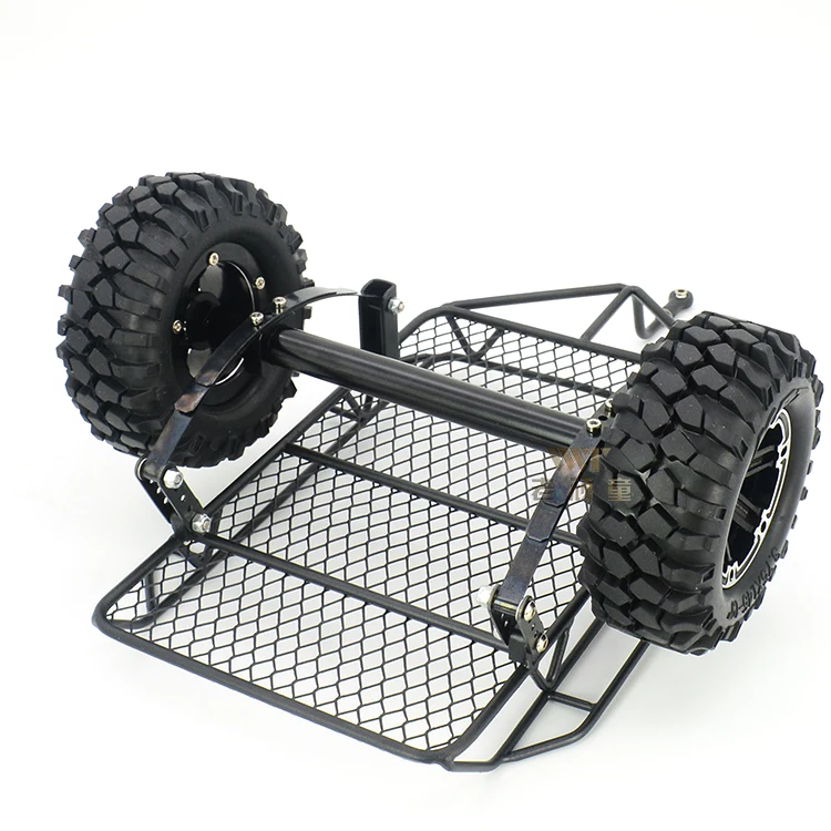 1 комплект осевой SCX10 1/10 металлический Сцепной прицеп 220*205 мм для RC Гусеничный обновленная Часть Аксессуары 90046 TRX4 D90 CC01 S223