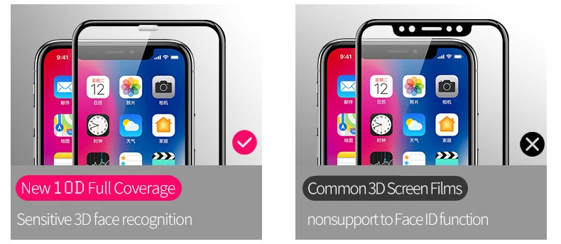 YIYONG 10 D полное покрытие закаленное стекло для iPhone 11 Pro Max стекло для iPhone X XR XS Max Защита экрана для iPhone11 Pro стекло