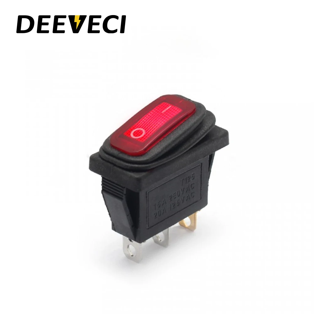 Hilitand 10Pcs Red 3Pins Push Button Micro Switch Replacement for Arcade Game