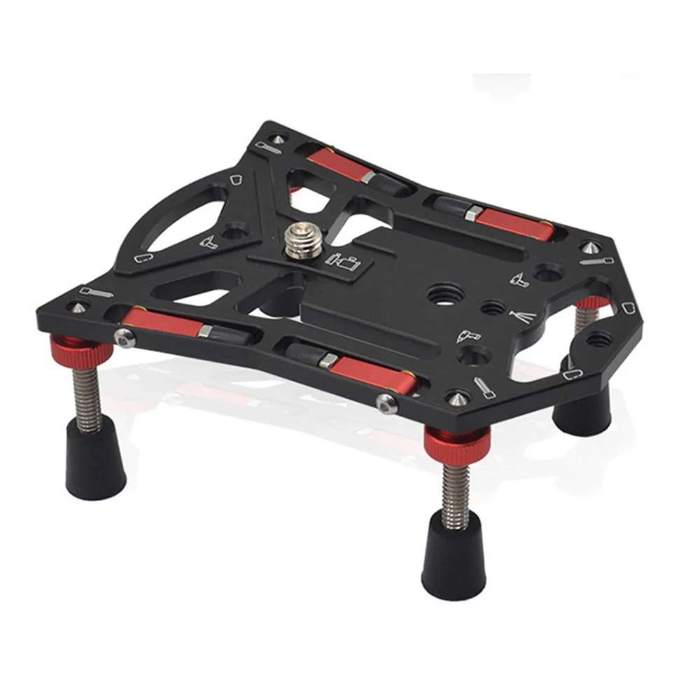 Suporte de Câmera de Liga de Alumínio Suporte para Câmera Plana para Gopro Solta Rápido Estável Base Câmera Telefone Slr Fotografia Peças - Image 3