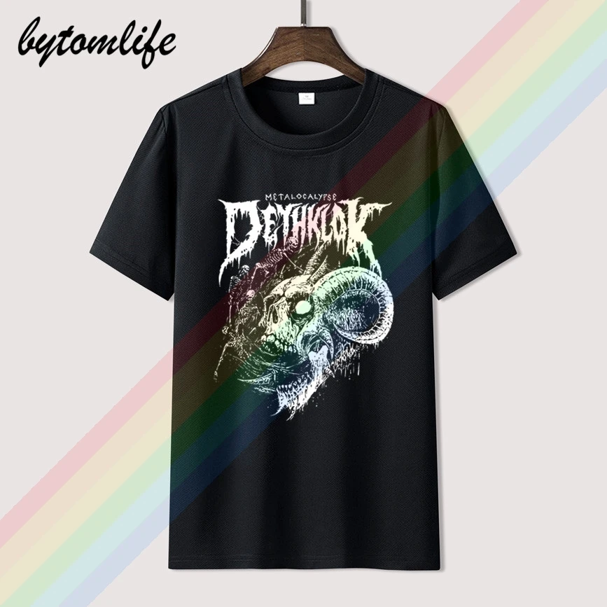 Kaus Hitam Dethklok Metalocalypse Both 