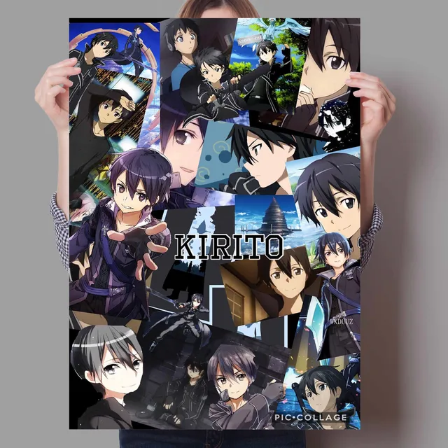 Sword Art Online Alicization Anime Club Nordic Poster Canvas Painting Home  Decoration Living Room Wall Art Kawaii Room Decor