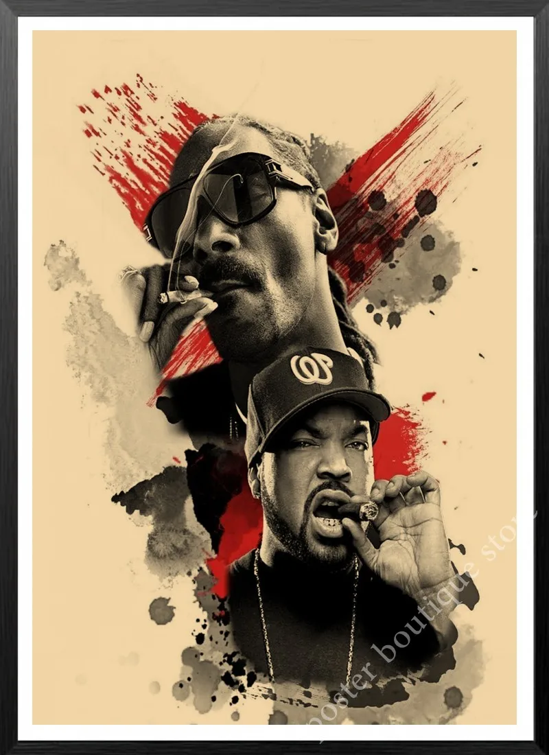 Snoop Dogg плакаты, хип-хоп рэпер певец Snoop Dogg плакат крафт-бумага декоративная наклейка на стену - Цвет: 24