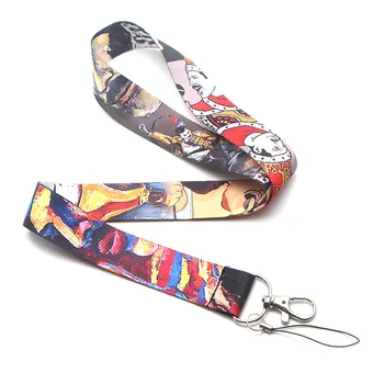 

20pcs/lot Footballer Fred Lanyard Car Key Hang Rope ID Card Badge Holders Mobile Phone Customizable Neck Straps AT2457
