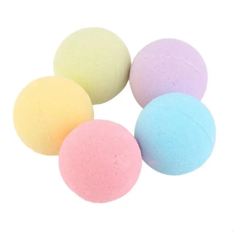 

Organic Bath Bombs Bubble Salts Ball Essential Oil Stress Relief Exfoliating Vanilla Lavender Rose Flavor 40g LX7991