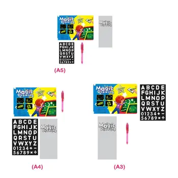 

3D Night Light Drawing Board English Mode Luminescent Pens Child Puzzle Toy