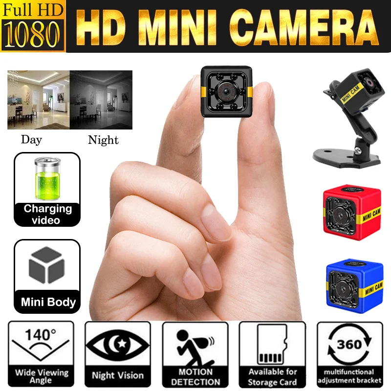 Новейшая FX01 мини камера HD 1080P датчик ночного видения Видеокамера движения DVR микро камера Спорт DV видео маленькая камера Sq11 720p