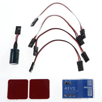 

A3 V2 flight controller stabilizer 4 flight modes for RC airplane Airplane RC Metal gift accessory for RC lovers