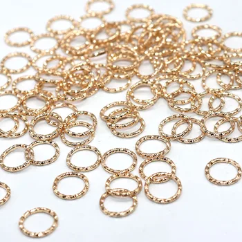 

10mm 100pcs Round Circle Tibetan Silver Plated Embossing Needlework Open Jump Ring Clasps Hooks for Earring Jewelry Making