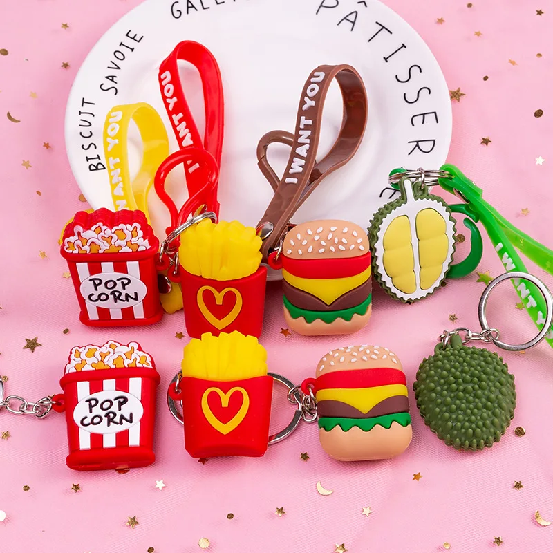 

Cute simulation children's key pendant car bag small pendant Christmas gift