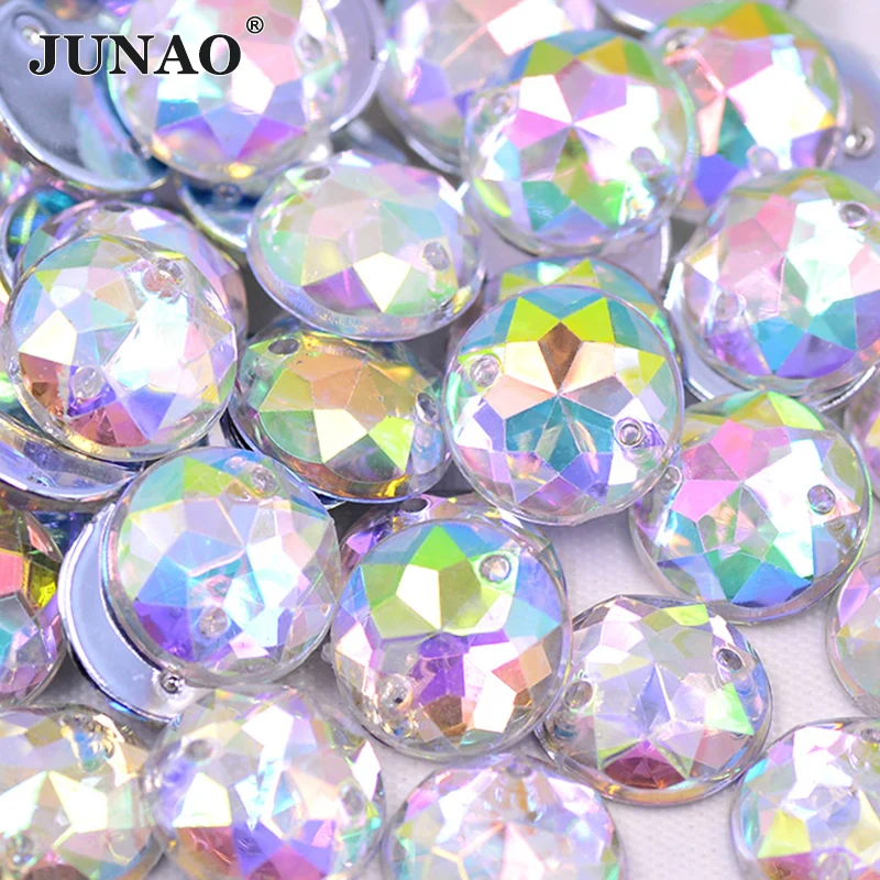 JUNAO-6-8-10-12-18-20-30-52-mm-Sewing-Clear-Crystal-Acrylic-Rhinestones-Flatback (2)