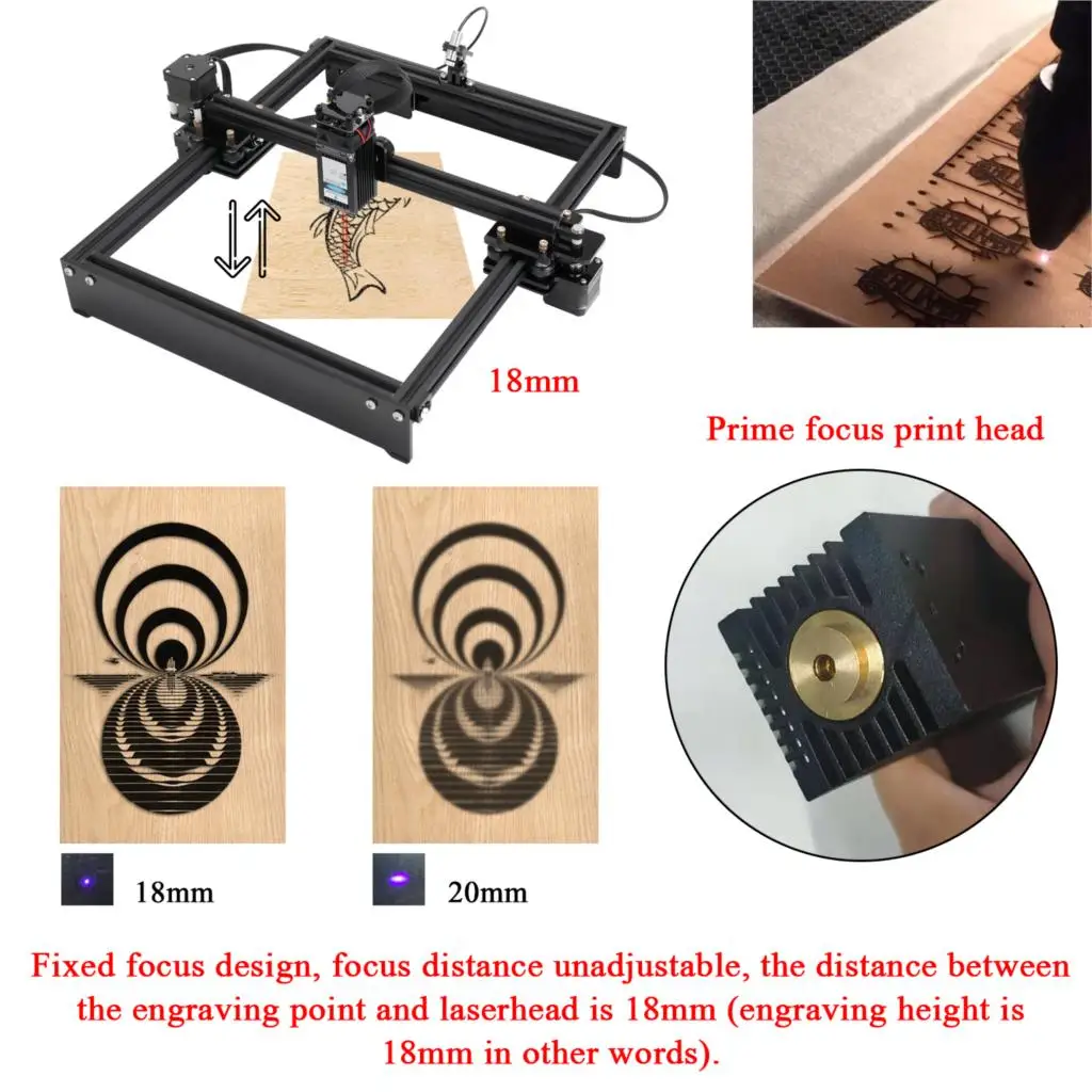 

Hot 20W laser engraver Desktop Engraver Portable DIY Engraving Carving Machine Mini Carver laser cnc engraving machine 4.2 Syst