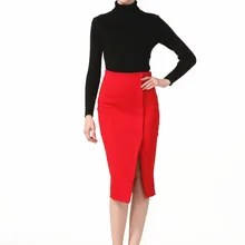 Европа и США Сплит с мешковатой юбкой в стиле хип-хоп для степенная юбка тонкая облегающая женская юбка с высокой талией длинная юбка S-5XL