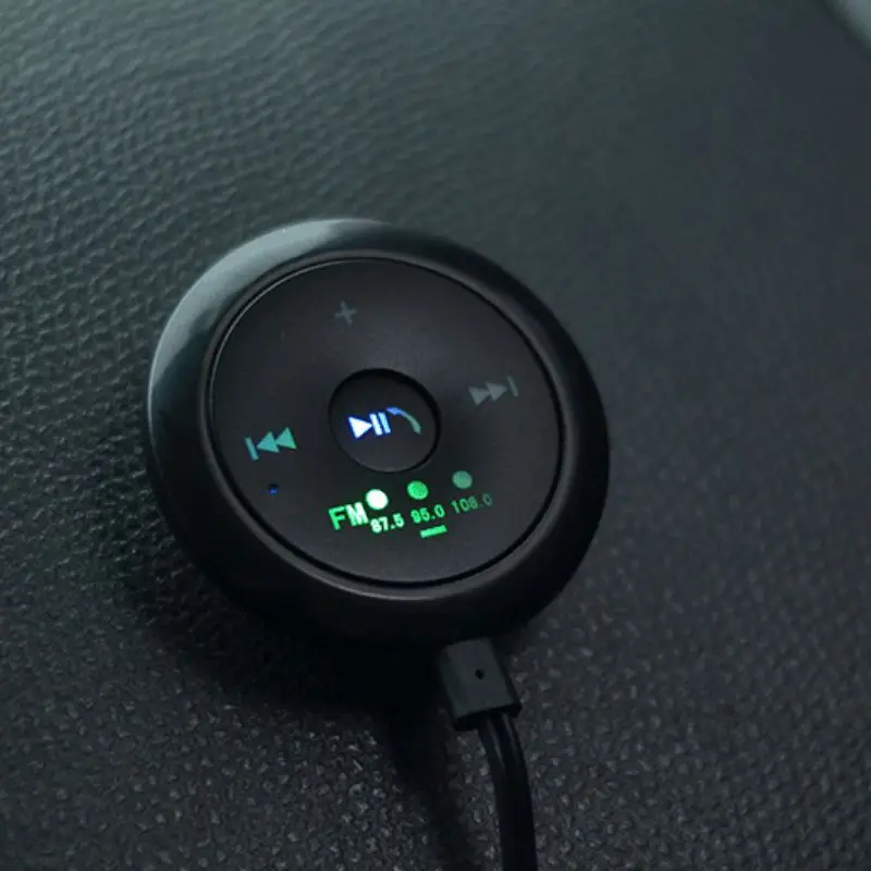 Автомобильный fм-передатчик для Bluetooth хендсфри AUX MP3 плеер Радио адаптер 5 V/2.1A USB Зарядное устройство телефонные звонки в режиме hands-free 12~ 24V