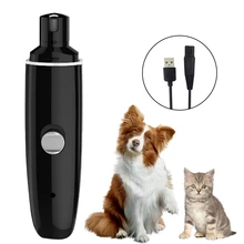 Перезаряжаемая ПЭТ точилка для ногтей кошка триммер для собак машинка для стрижки безболезненный USB Электрический коготь шлифовальный станок уход за собакой кошка инструмент для ухода за ногтями