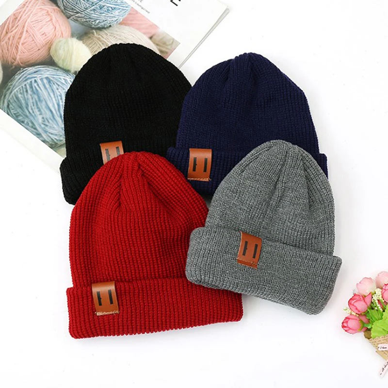 

Fashion Versatile Knit Hat One Size New Plus Velvet Warm Autumn And Winter Labeling Wool Cap Apparel Accessories