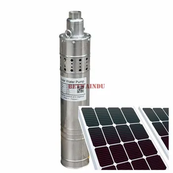 

DC48V 5000L/H Stainless Steel DC Solar Pump Centrifugal Water Well Pump 40M Lift Max 38V-90V Voltage