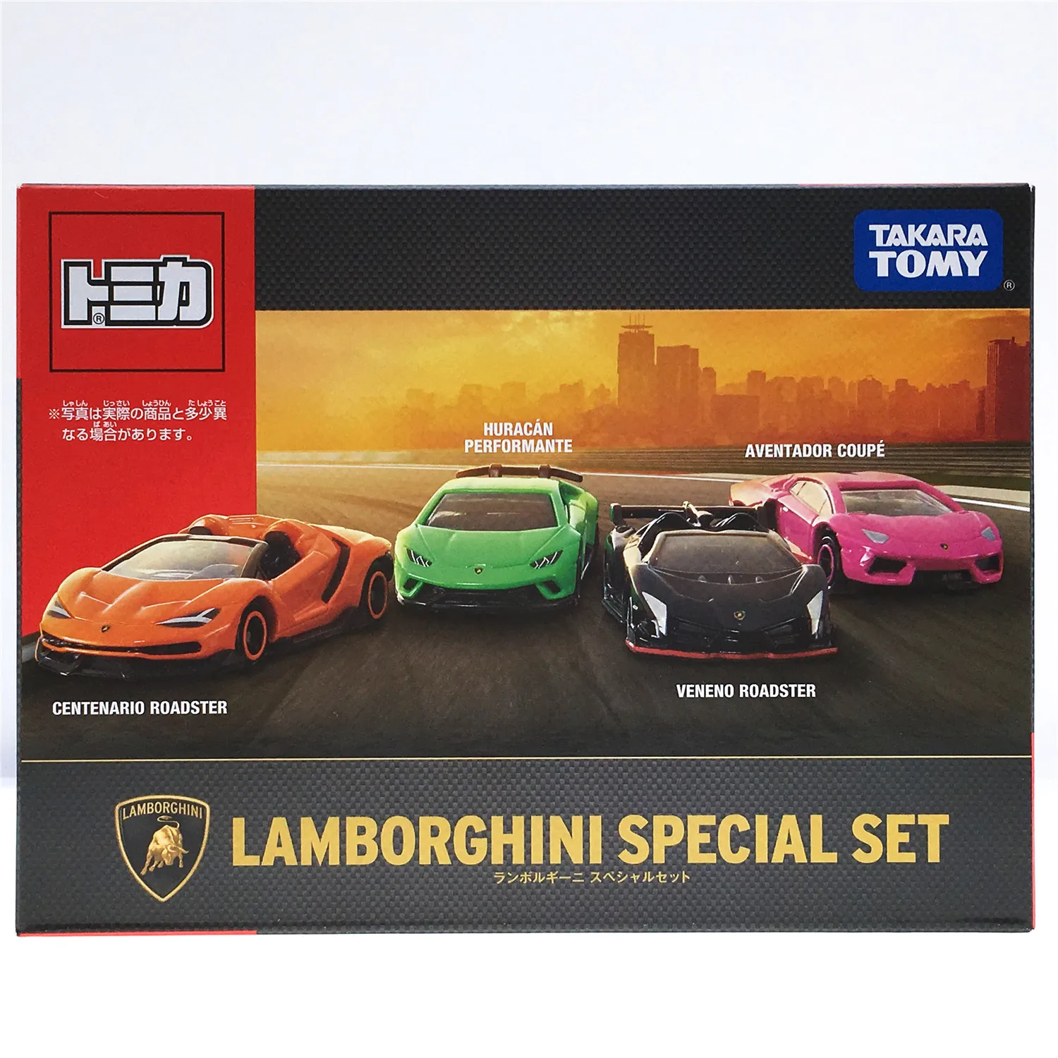 

Takara Tomy Tomica Lamborghini Special Set Diecast Super Sports Car Model Car Toy Gift for Boys and Girls Children